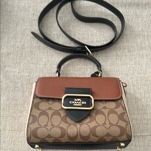 Coach Signature Brown Crossbody Bag